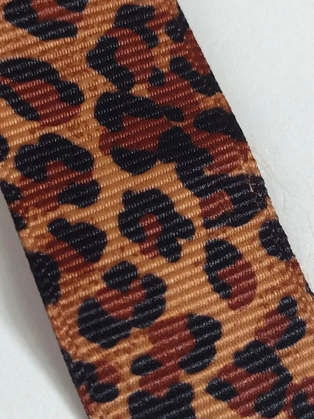 Animal Print Trim Ribbon lot of 3, spots stripes, grosgrain smooth-face jacquard